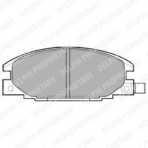 Тормозные колодки дисковые, комплект Delphi LP629