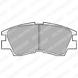 Тормозные колодки дисковые, комплект Delphi LP633