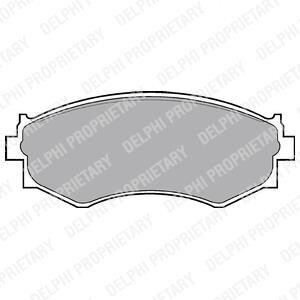Тормозные колодки дисковые, комплект Delphi LP645