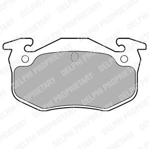 Тормозные колодки дисковые, комплект Delphi LP699