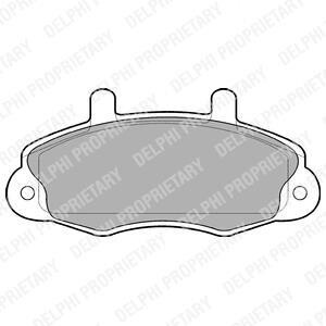 Тормозные колодки дисковые, комплект Delphi LP766