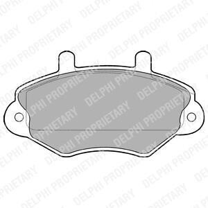 Тормозные колодки дисковые, комплект Delphi LP767