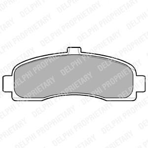 Тормозные колодки дисковые, комплект Delphi LP779