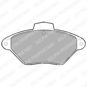 Тормозные колодки дисковые, комплект Delphi LP792