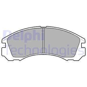 Колодки гальмівні (передні) Citroen C-Crosser 07-/Mitsubishi Outlander/Pajero 98-/Lancer/L400 94-03 Delphi LP871