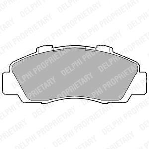 Тормозные колодки дисковые, комплект Delphi LP872