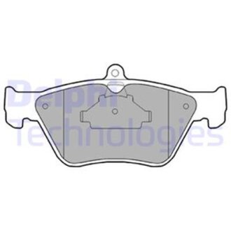 Тормозные колодки дисковые, комплект Delphi LP873