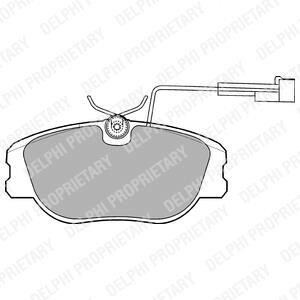 Тормозные колодки дисковые, комплект Delphi LP875