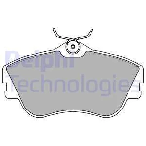 Тормозные колодки дисковые, комплект Delphi LP918
