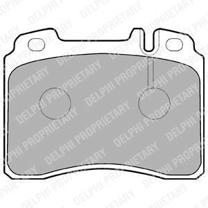 Тормозные колодки дисковые, комплект Delphi LP929