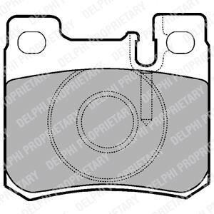 Тормозные колодки дисковые, комплект Delphi LP947