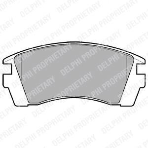 Тормозные колодки дисковые, комплект Delphi LP952
