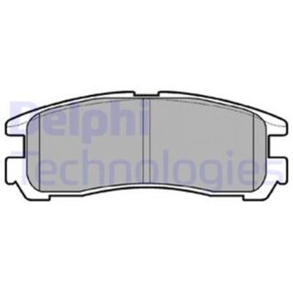 Тормозные колодки дисковые, комплект Delphi LP955