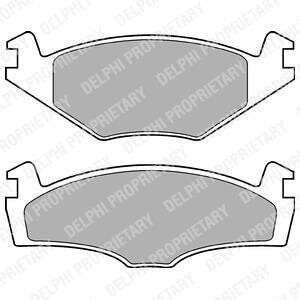Тормозные колодки дисковые, комплект Delphi LP979