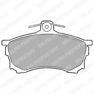 Тормозные колодки дисковые, комплект Delphi LP992