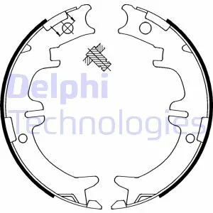Колодки тормозные стояночного тормоза Delphi LS1892