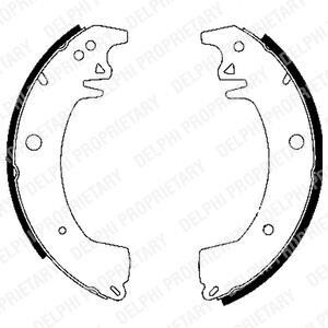 Колодки тормозные барабанные, комплект Delphi LS1911