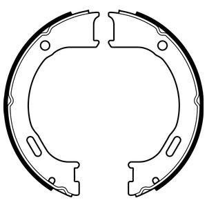 Гальмівні колодки, барабанні Delphi LS2076