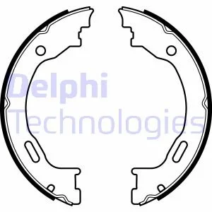 Колодки тормозные стояночного тормоза Delphi LS2077