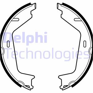 Колодки тормозные стояночного тормоза Delphi LS2144