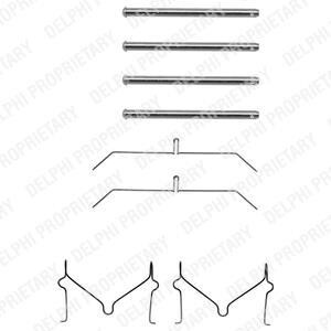Комплект монтажный тормозных колодок Delphi LX0145