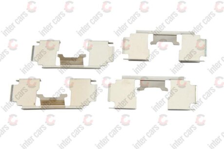 Комплект монтажный тормозных колодок Delphi LX0301