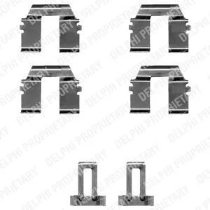 Комплект монтажный тормозных колодок Delphi LX0335