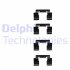 Комплект монтажный тормозных колодок Delphi LX0337 (фото 1)