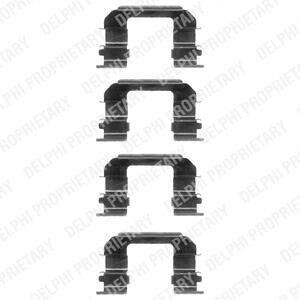 Комплект монтажный тормозных колодок Delphi LX0349