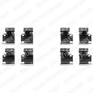 Комплект монтажный тормозных колодок Delphi LX0354