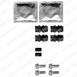 Комплект монтажный тормозных колодок Delphi LX0358