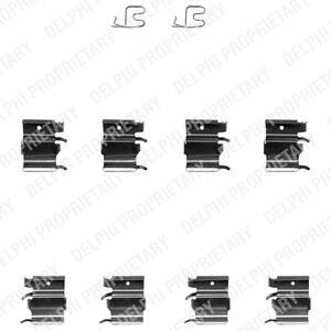 Комплект монтажный тормозных колодок Delphi LX0366