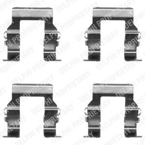 Комплект монтажный тормозных колодок Delphi LX0367