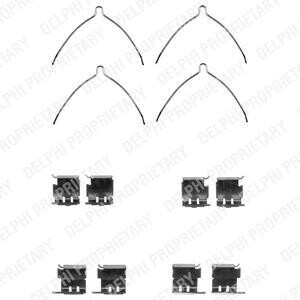 Комплект монтажный тормозных колодок Delphi LX0373