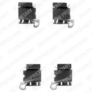 Монтажний компл.,гальм.колодки Delphi LX0390