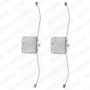 Комплект монтажный тормозных колодок Delphi LX0395