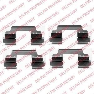 Комплект монтажный тормозных колодок Delphi LX0405