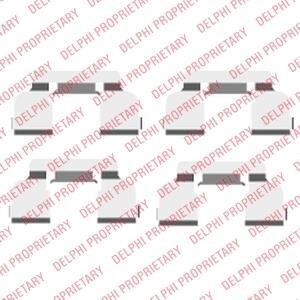 Комплект монтажный тормозных колодок Delphi LX0410