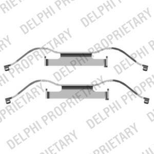 Комплект монтажный тормозных колодок Delphi LX0440