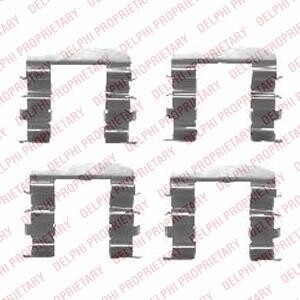 Комплект монтажный тормозных колодок Delphi LX0461