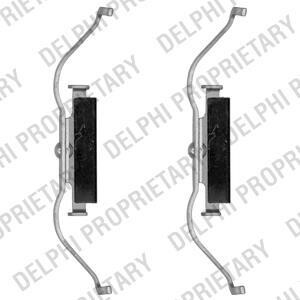 Комплект монтажный тормозных колодок Delphi LX0490