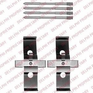 Комплект монтажный тормозных колодок Delphi LX0548