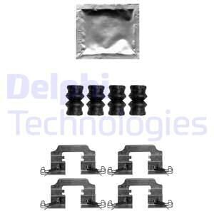 Комплект монтажный тормозных колодок Delphi LX0650