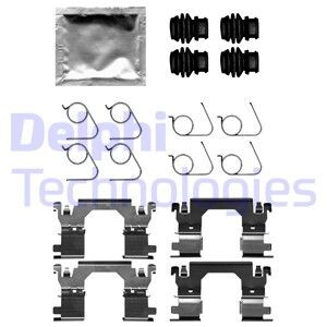 Комплект монтажный тормозных колодок Delphi LX0701