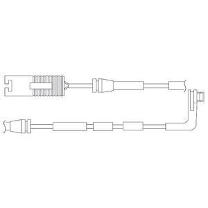 Датчик износа тормозных колодок Delphi LZ0192