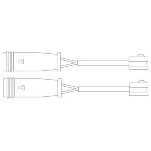 Датчик износа тормозных колодок Delphi LZ0199