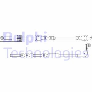 Датчик износа тормозных колодок Delphi LZ0289