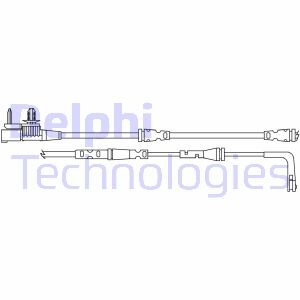 Датчик износа тормозных колодок Delphi LZ0315