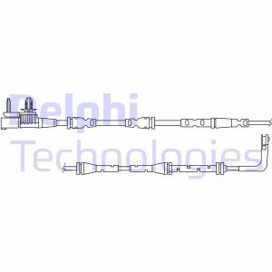 Датчик износа тормозных колодок Delphi LZ0318