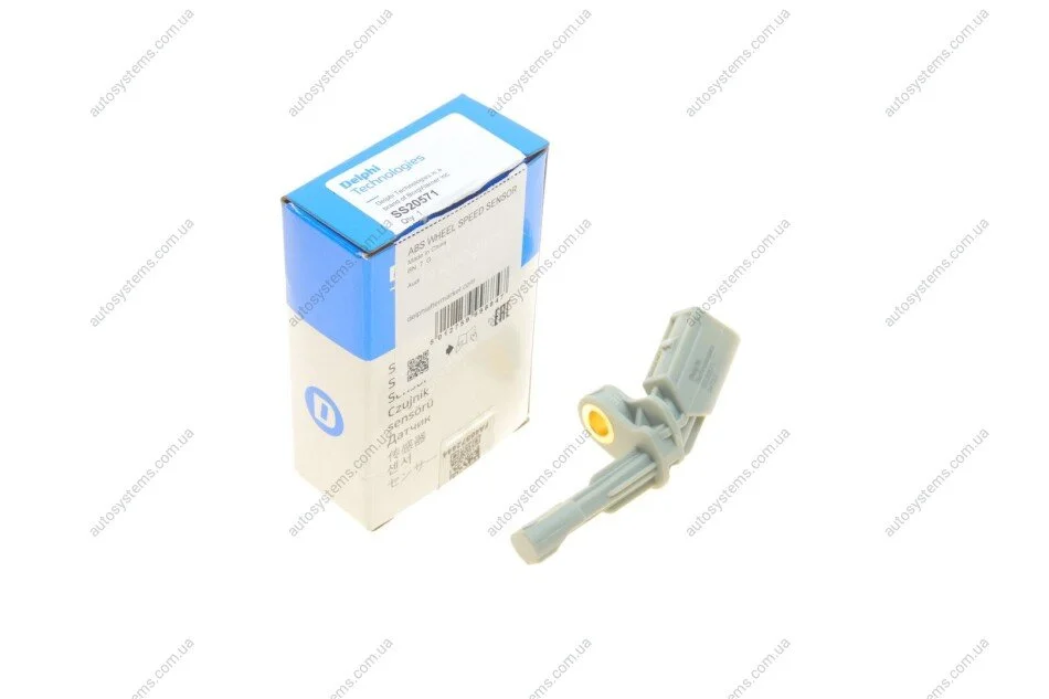 Датчик ABS (задній) Audi Q3/Skoda SuperB/VW Golf/Jetta/Passat/Sharan/Touran 1.2-3.6 06- (R) Delphi SS20571 (фото 1)